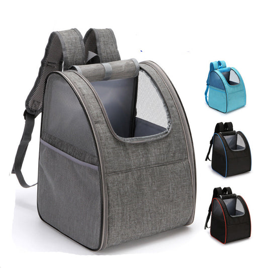 Mesh Breathable Foldable Pet Backpack