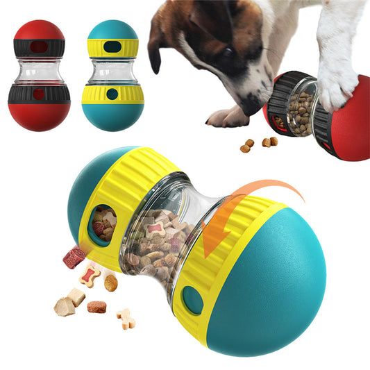 Food Dispensing Dog Toy Tumbler Leaky Food Ball Puzzle Toys Interactive Slowly Feeding Protect Stomach Increase Intelligence Pets Toy Pet Products